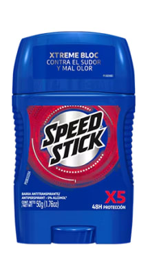 DESODORANTE SPEED STICK X5 BARRA 50 G1