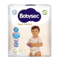 PAÑAL BABYSEC SUPER PREMIUM QUINCENAL