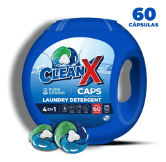 DETERGENTE CLEAN X 4 EN 1 60 CAPSULAS