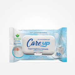PAPEL HIGIENICO HUMEDO CARE UP