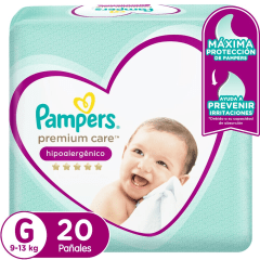 PAÑAL PAMPERS PREMIUM CARE VARIEDADES