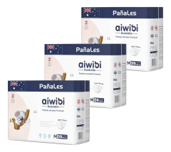 PACK X 3 PAÑAL AIWIBI PREMIUM ULTRA SUAVE