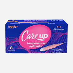 TAMPONES CON APLICADOR CARE UP