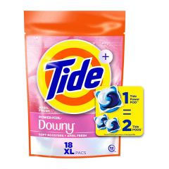 DETERGENTE TIDE POWER PODS + DOWNY CAPSULAS 795G