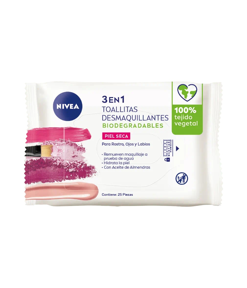 TOALLITA DESMAQUILLANTE NIVEA 25 U2