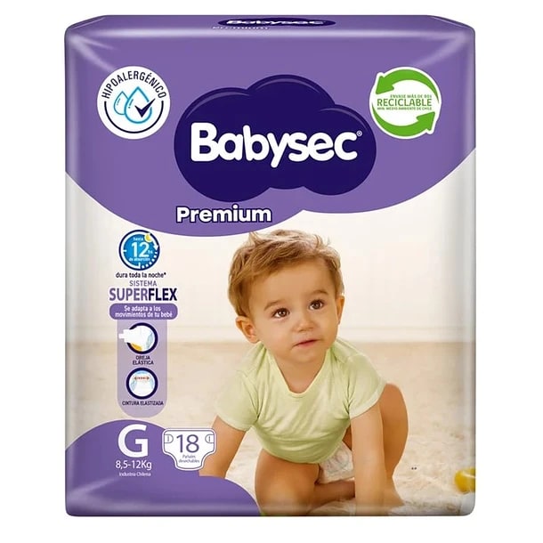 PAÑAL BABYSEC PREMIUM6
