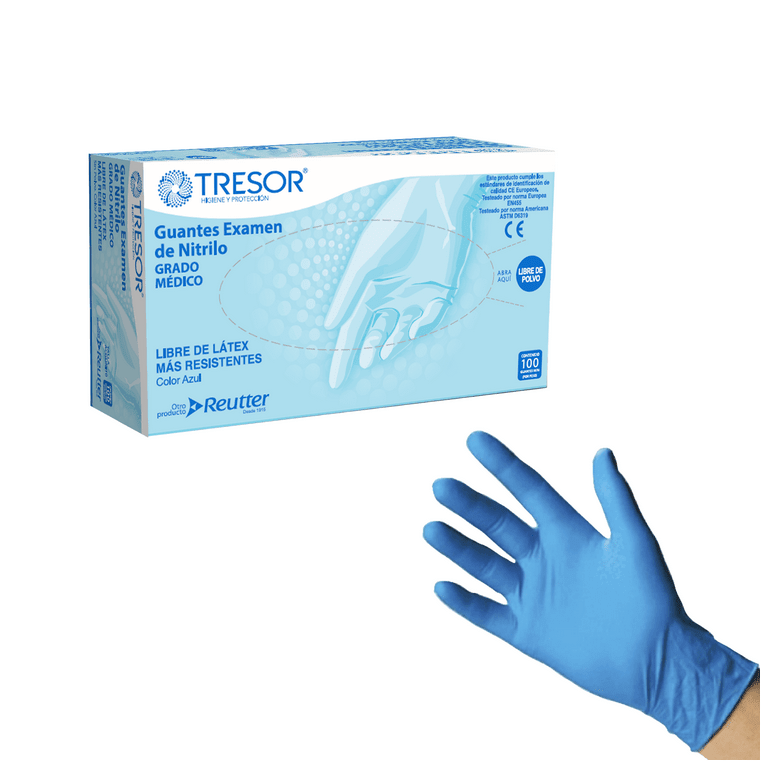 CAJA GUANTES NITRILO TRESOR2