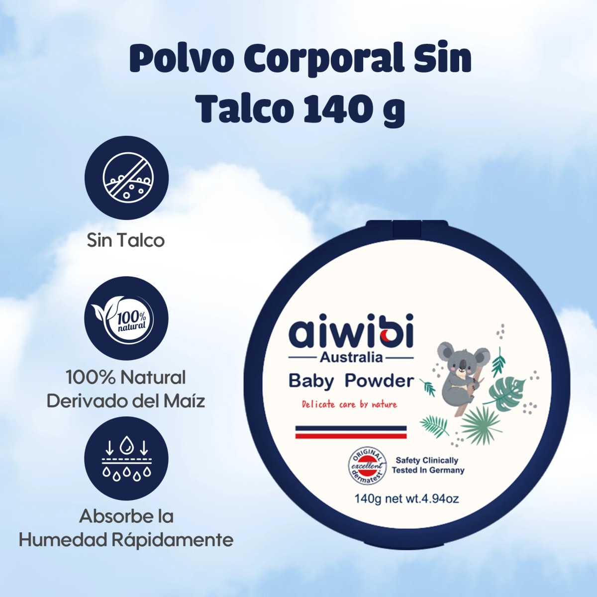 POLVO CORPORAL SIN TALCO AIWIBI2