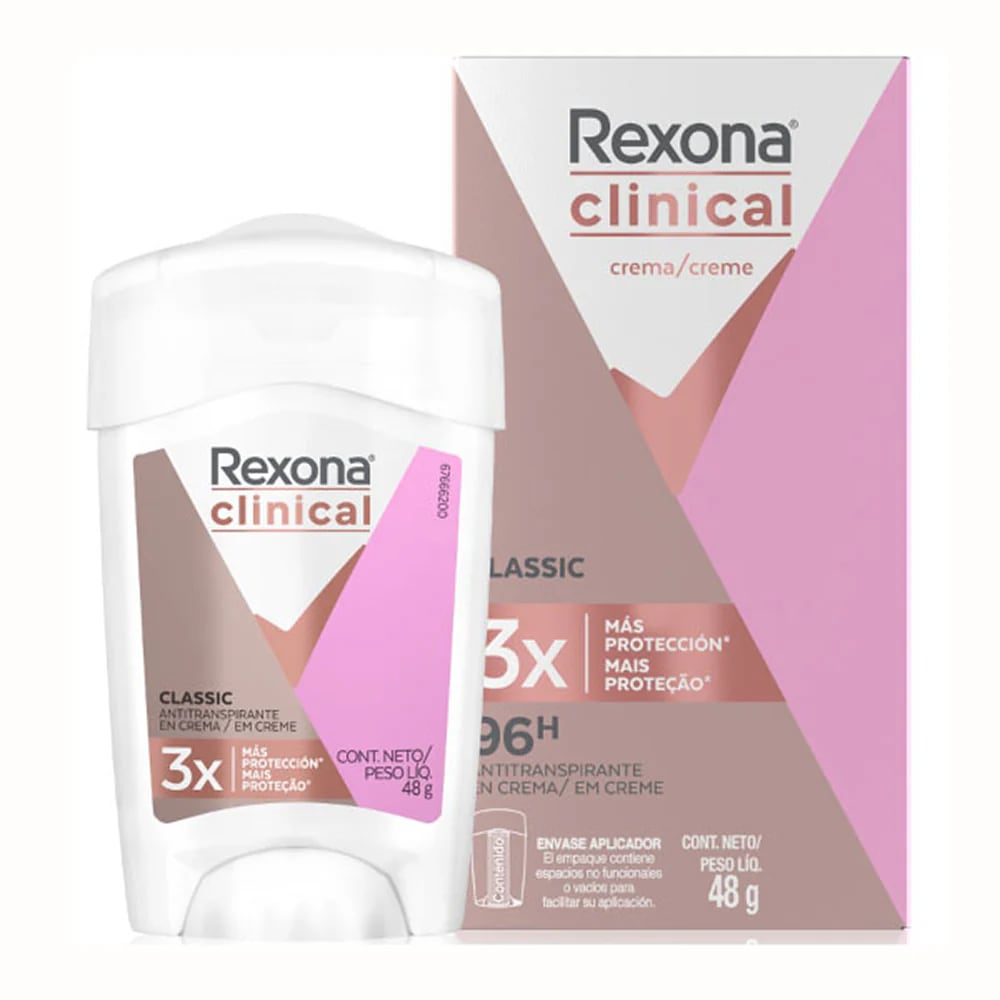 DESODORANTE REXONA CLINICAL 48 GR3