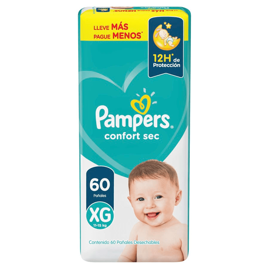 PAÑAL PAMPERS CONFORT SEC QUINCENAL3