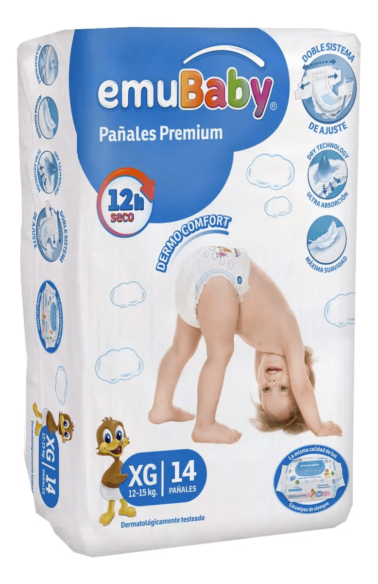 PAÑAL EMUBABY PREMIUM3