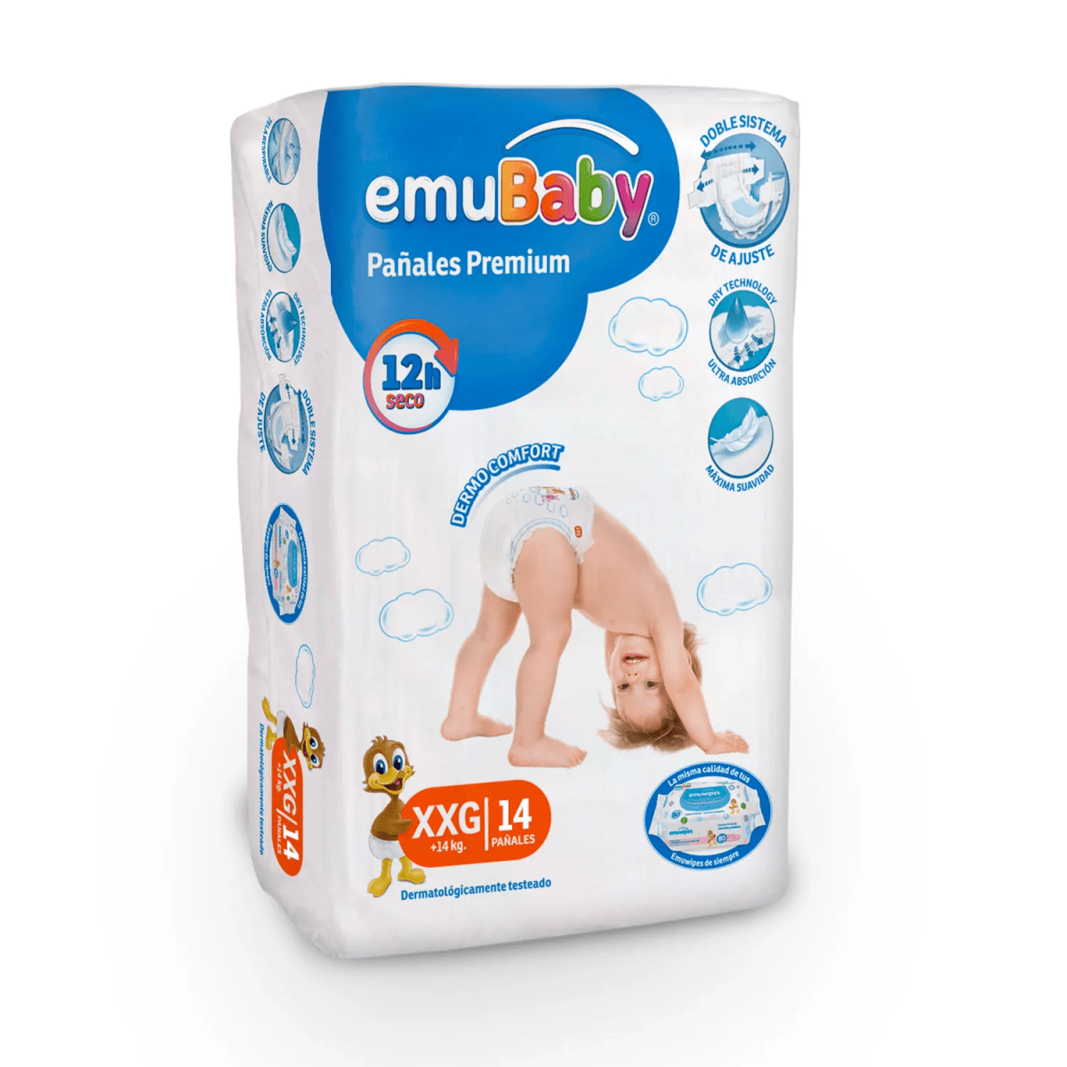 PAÑAL EMUBABY PREMIUM4