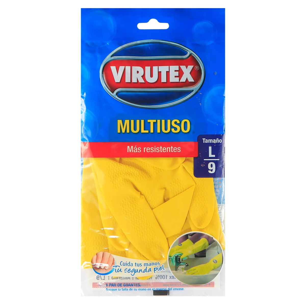 GUANTES AMARILLOS VIRUTEX 0