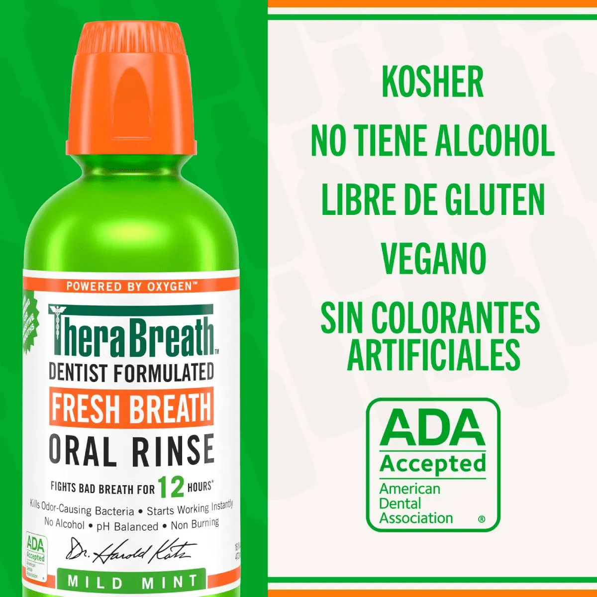 ENJUAGUE BUCAL THERABREATH 473 ML6