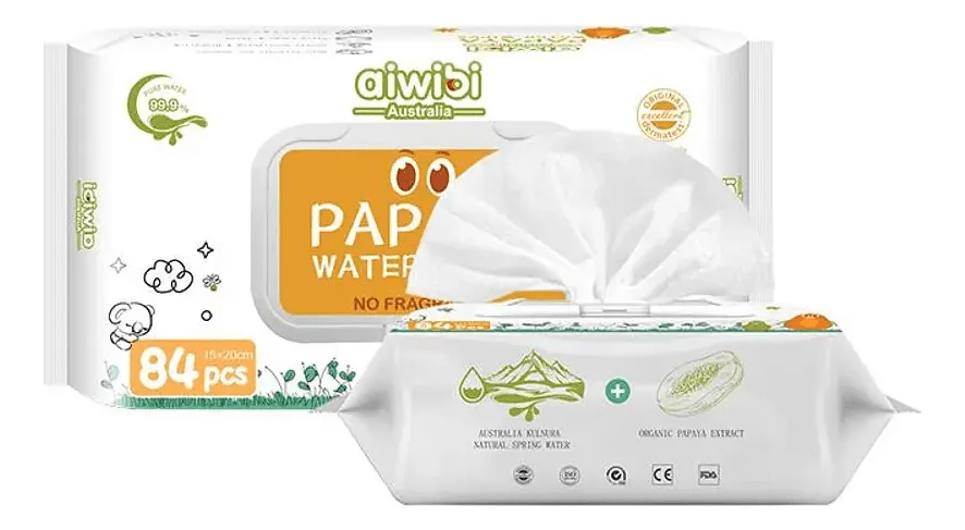 TOALLITAS HUMEDAS AIWIBI PAPAYA X 3 UN3