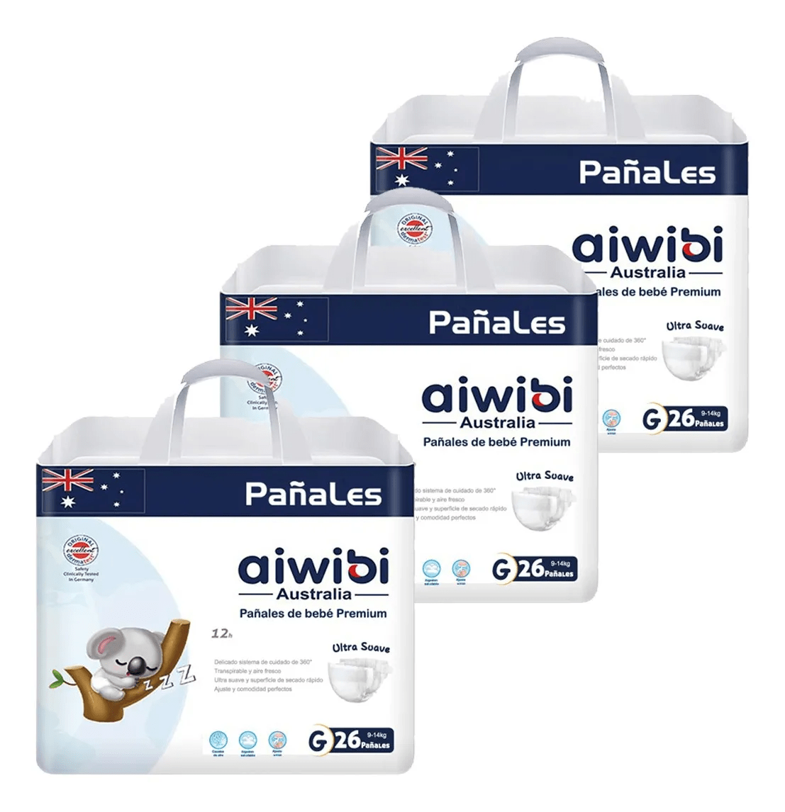 PACK X 3 PAÑAL AIWIBI PREMIUM ULTRA SUAVE5