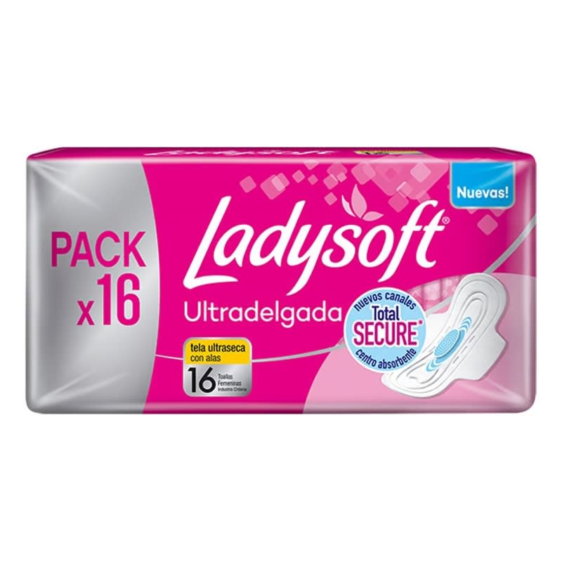 TOALLAS FEMENINAS LADYSOFT 3