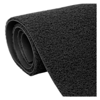 Piso Limpiapiés Felpudo (Tipo Nomad) Negro 12 mm. Espesor 1,20 mt. Ancho 12 mt. Lineal.