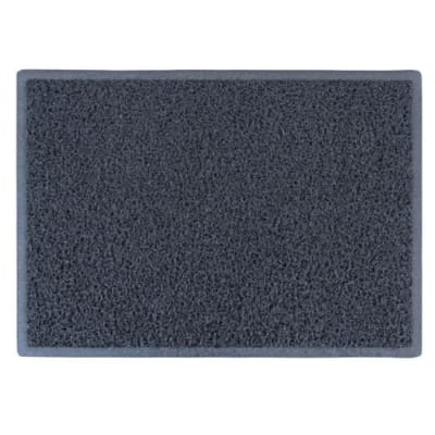 Piso Felpudo PVC (tipo nomad) Termosellado negro 1.20 x 1.80