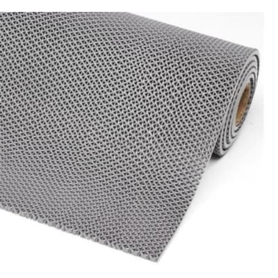 Piso Escurre Agua PVC (Tipo Wet) 1.20 Gris Rollo de 15 Metros