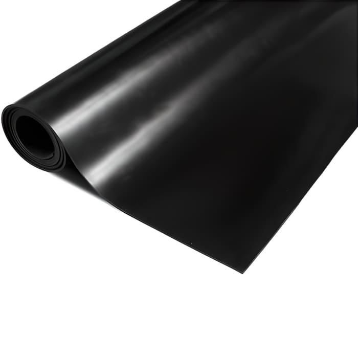 Empaquetadura Caucho Natural Sin Tela 3,2 mm.  x 1 mt. de ancho. Rollo 20 mts. 0