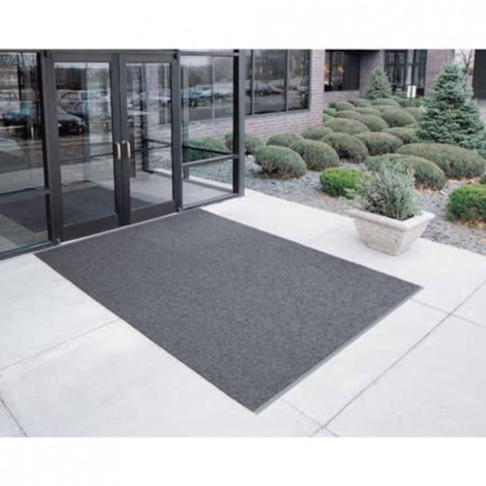 Piso Limpiapiés felpudo PVC (tipo Nomad) Gris 12 mm. Espesor 1,20 Mt. Ancho 1 mt. Lineal.1