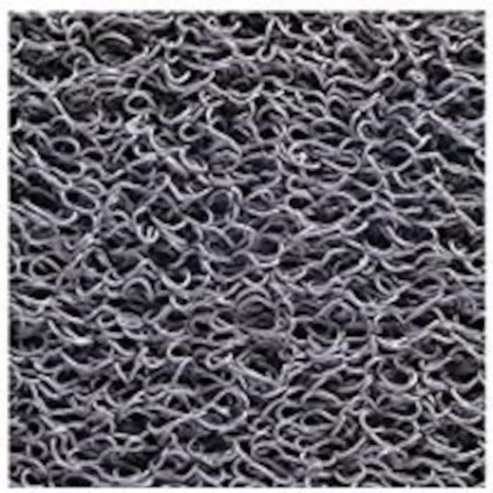Piso Limpiapiés Felpudo PVC (tipo nomad) termosellado gris 1.20 x 0.802