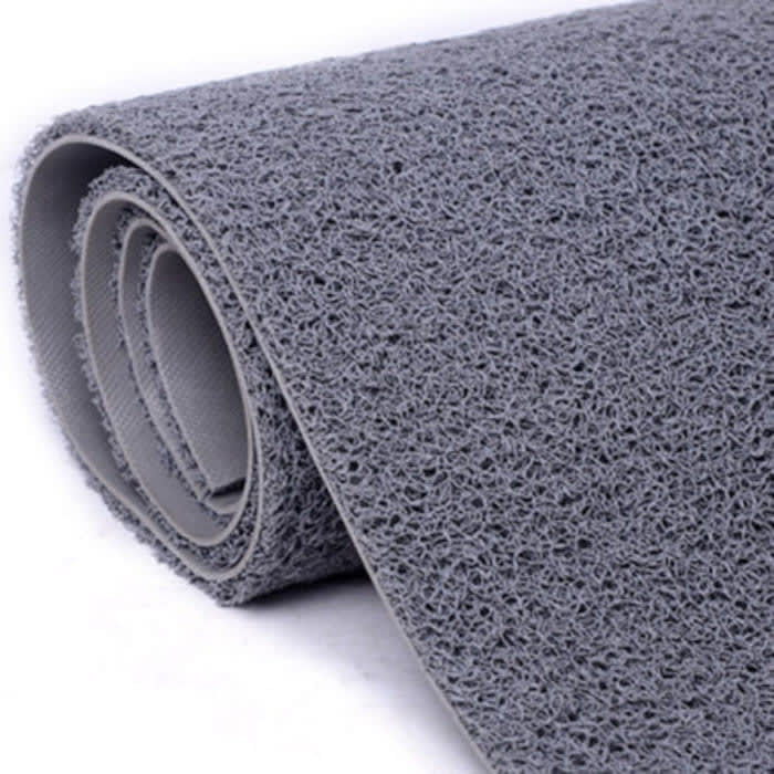 Rollo Piso Limpiapiés felpudo PVC (tipo Nomad) Gris 12 mm Espesor - 1,20 x 12 Mt 2