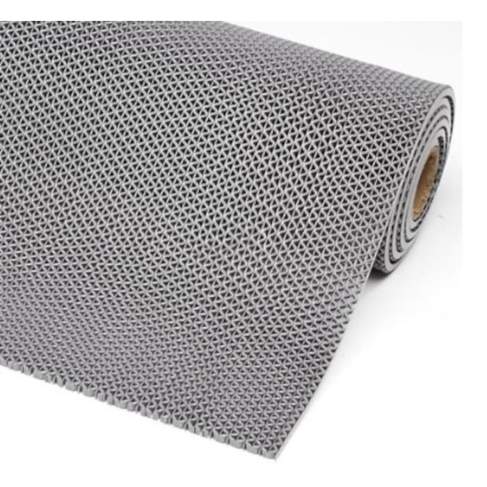 Piso Escurre Agua PVC (Tipo Wet) 1.20 Gris Rollo de 15 Metros 1