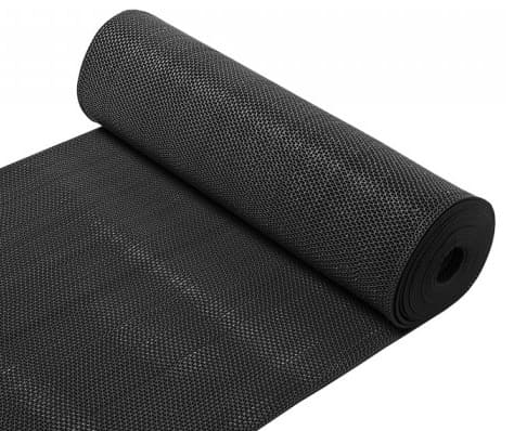 Piso Escurre Agua PVC (Tipo Wet) 1.20 Negro Rollo de 15 Metros - 5 mm de Espesor 0