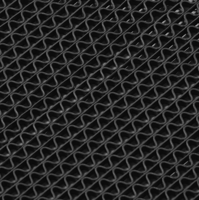 Piso Escurre Agua PVC (Tipo Wet) 1.20 Negro Rollo de 15 Metros2