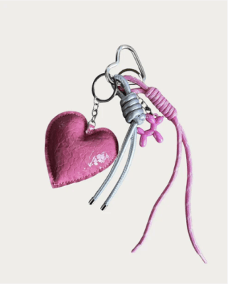 Llavero Corazón Rosado1