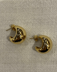 Aros Gruesos Dorados