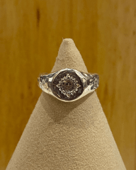 Anillo Circon Plateado