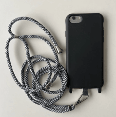 Adaptador Cuerda Larga Negro y Blanco