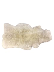 Piel de cordero blanca