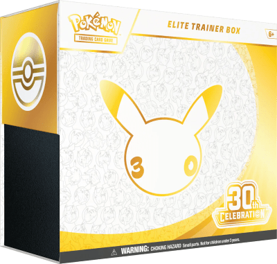 PREVENTA: Pokemon TCG 30th Celebration - Elite Trainer Box Español1