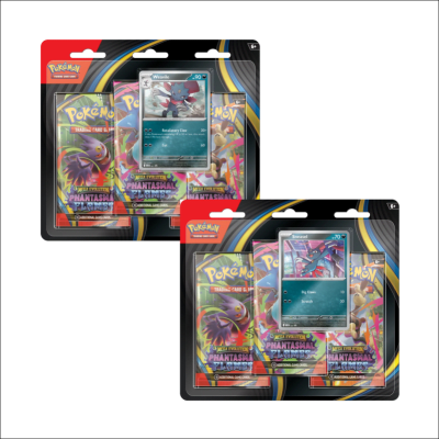 Pokémon TCG - Mega Evolution Phantasmal Flame - 3 Pack Blister (Inglés)1