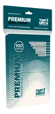 Top Deck - Protector Premium Dual Color Standard Size 66x91mm Blanco1