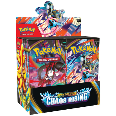 Pokémon TCG - Mega Evolution: Chaos Rising - Booster Box (Inglés)1
