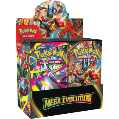PREVENTA: Pokémon TCG - Mega Evolution - Booster (Inglés)1