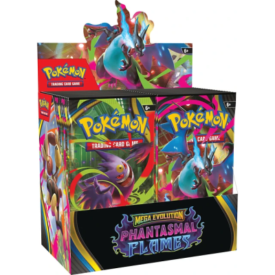 Pokémon TCG - Mega Evolution Phantasmal Flame - Booster Display (Español)1