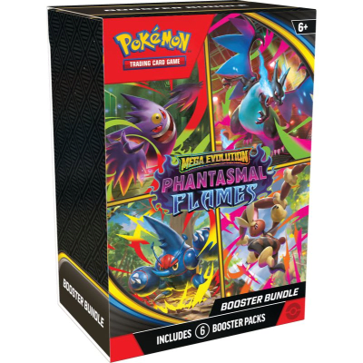 Pokémon TCG - Mega Evolution Phantasmal Flame - Booster Bundle (Inglés)1