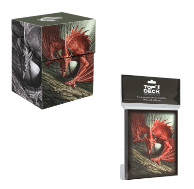 Deck Box + Protectores Wyvern de Sangre1