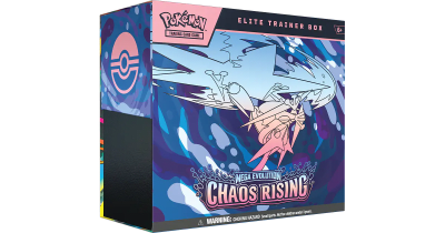 PREVENTA: Pokémon TCG - Mega Evolution: Chaos Rising - Elite Trainer Box (Inglés)1
