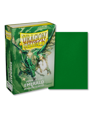 Dragon Shield - Japanese/Matte - Emerald1