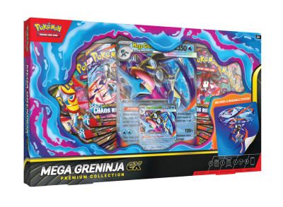PREVENTA: Pokémon TCG - Mega Greninja ex Premium Collection (Inglés)1