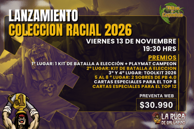 Lanzamiento Coleccion Racial Primer Bloque 20261