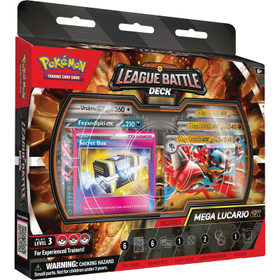 PREVENTA: Pokémon TCG - Mega Lucario ex League Battle Deck (Inglés)1