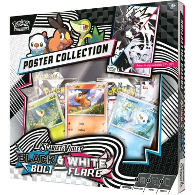 Pokémon TCG - Black Bolt & White Flare - Unova Poster Collection (Inglés)1